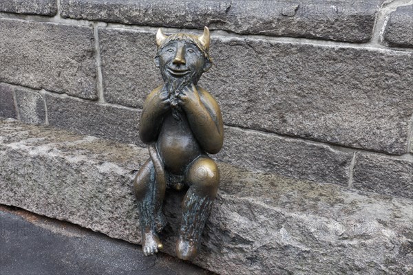 Devil figure at the St. Mary's Church Lubeck