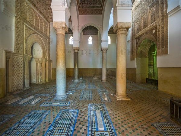 Small magnificent mausoleum of the Saadian Tombs