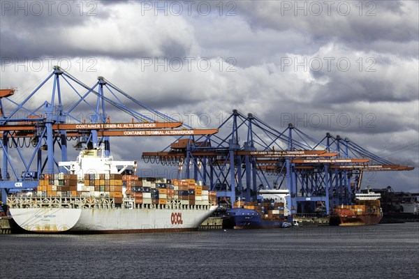 Altenwerder container terminal in the Port of Hamburg