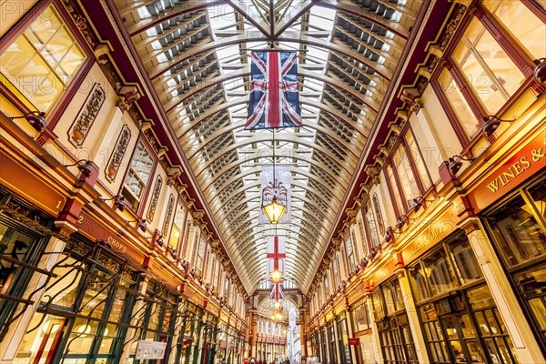 Leadenhall Market shopping arcade