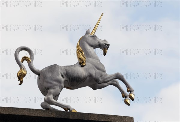 Unicorn figure at a pharmacy