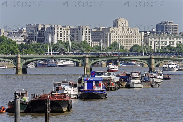 Boats on the River Thames