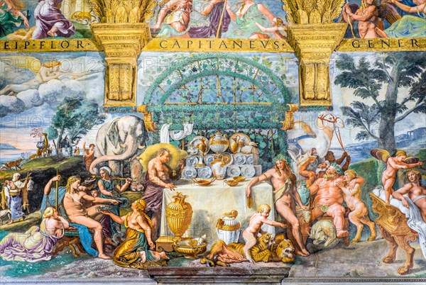 Wedding banquet of Cupid and Psyche