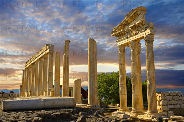 Pillars of the Greco Roman Temple of Trajan