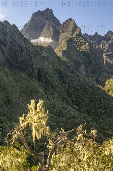 Piton des Neiges above Cilaos basin