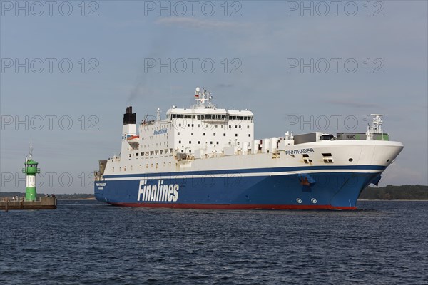 Finnlines ferry entering Travemunde