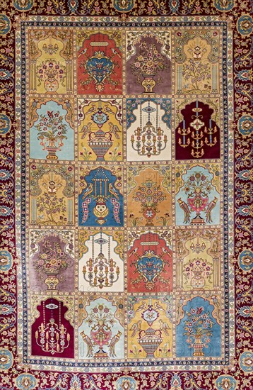 Ornate Suzani carpet