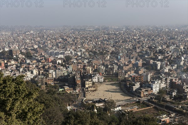 View of Kathmandu from the Swayambhunath Stupa