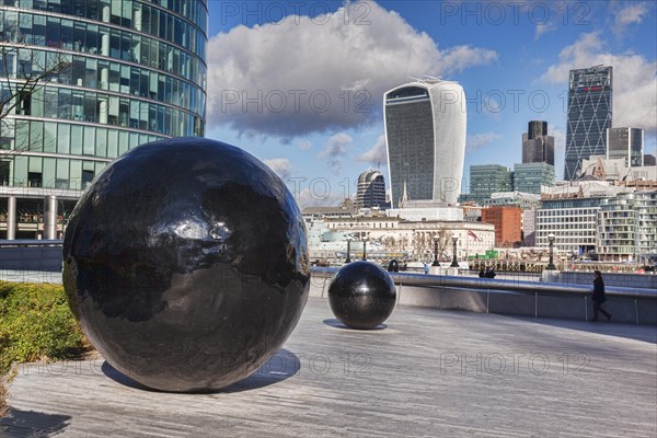 London skyline from the South Bank