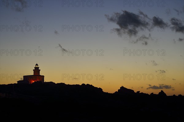 Sunset above the lighthouse