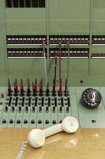 Analog telephone exchange panel