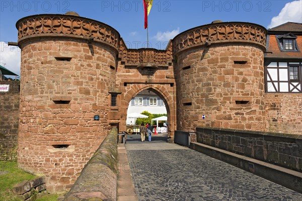 Untertor or Jerusalemer Tor gate on the western wall of the medieval city walls