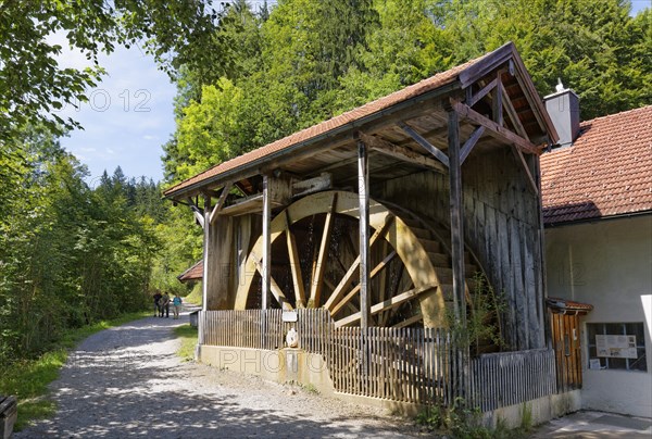 Water wheel at Bleier Sag on Giessenbach stream