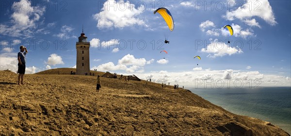 Lighthouse in the Rubjerg Knot wandering dune