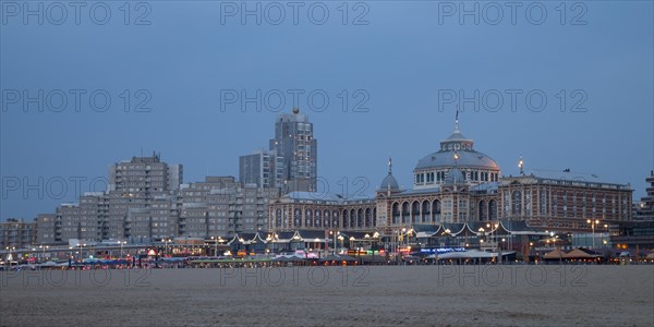 City skyline with the Grand Hotel Amrath Kurhaus