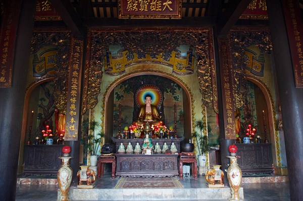 Temple on one of the Marble Mountains