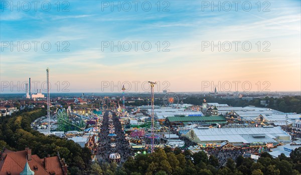 Overlooking the Oktoberfest