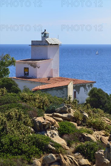 Lighthouse at Capo Ferrato