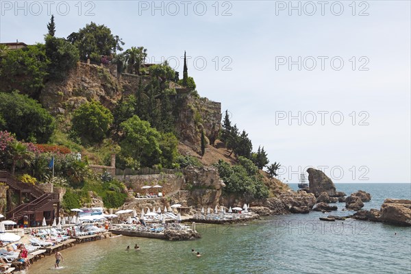 Beach cove in the historic centre