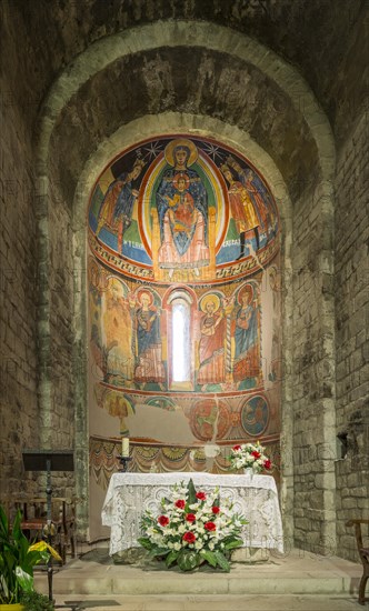Romanesque church of Santa Maria de Taull with frescoes