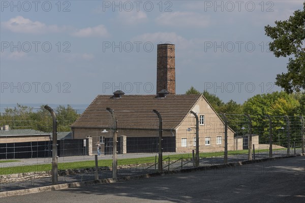 Crematorium and reconstructed fence