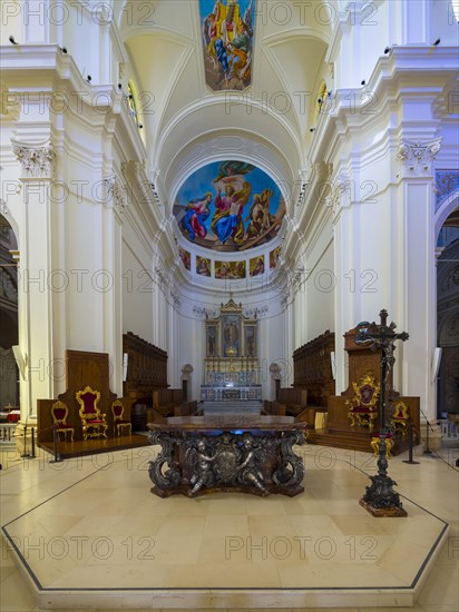 Altar of the baroque church