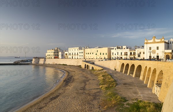 Seno della purita city beach in the evening light