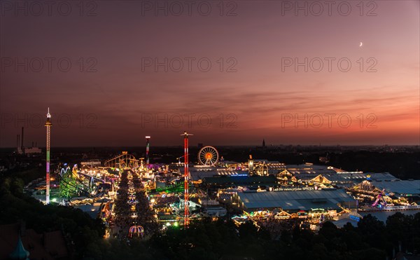 Overlooking the Oktoberfest