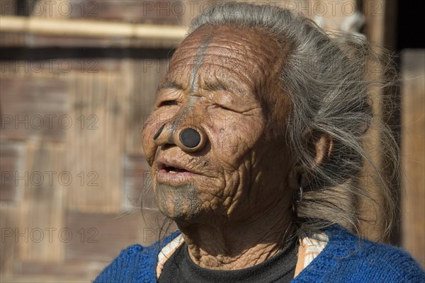 Woman of the Apatani people