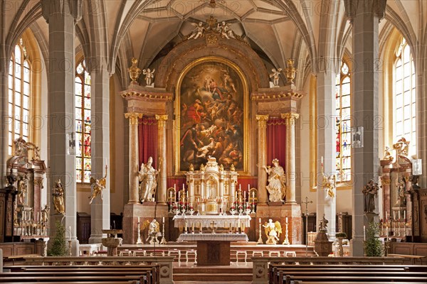 Interior and altar