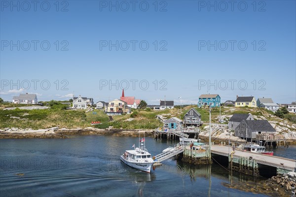 Excursion ship in the port of Peggy's Cove