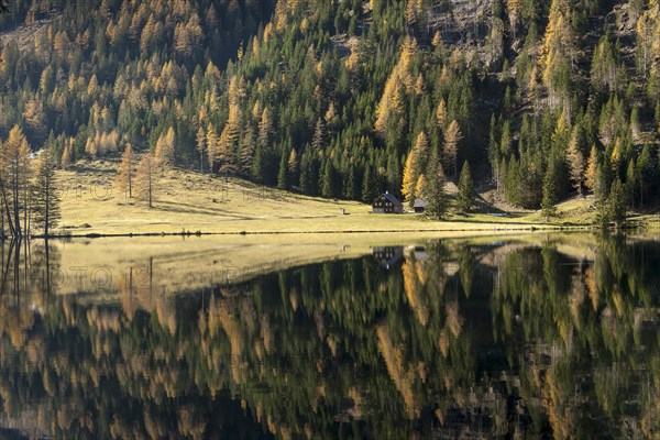 Autumn at Etrachsee Lake