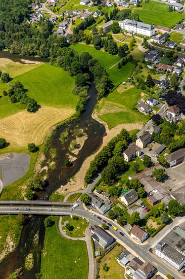 Aerial photo renaturation of the Ruhr