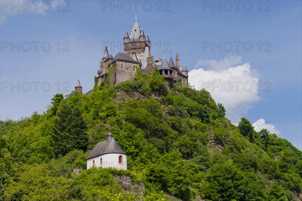 Cochem Imperial Castle and the Plague Chapel of St. Rochus