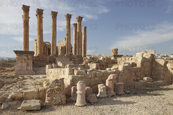 Building fragments in front of Artemis Temple