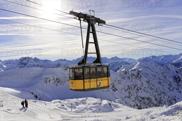 Cabin of the Nebelhorn ropeway