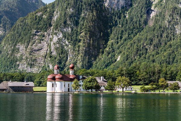 St. Bartholoma on lake Konigssee