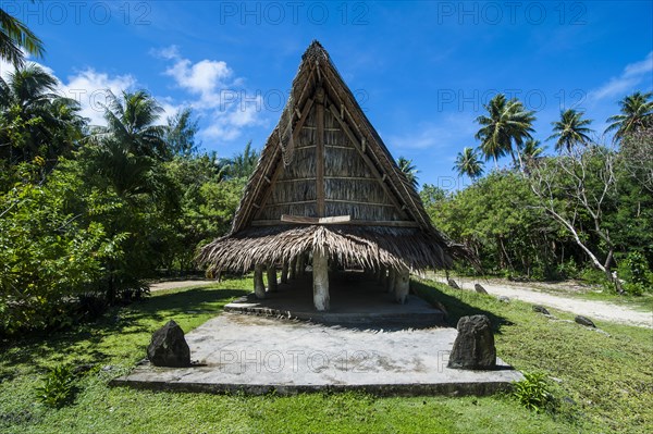 Traditional thatched hut