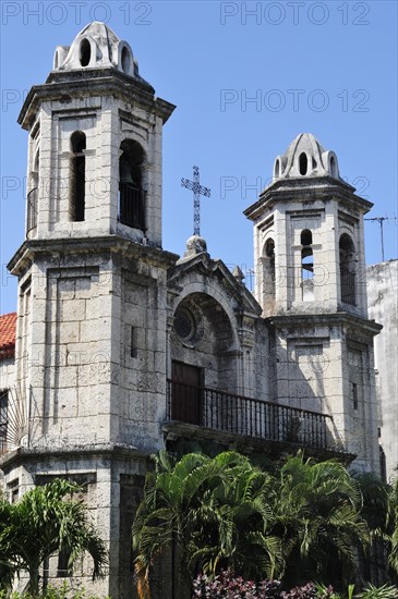 Spires of the church Iglesia del Santo Cristo del Buen Viaje