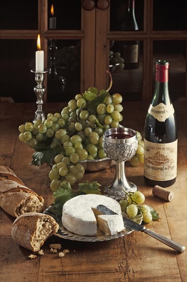 Still life with pewter