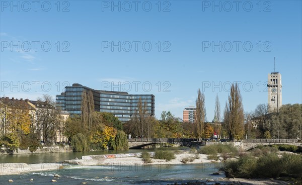 European Patent Office and the tower of the Deutsches Museum