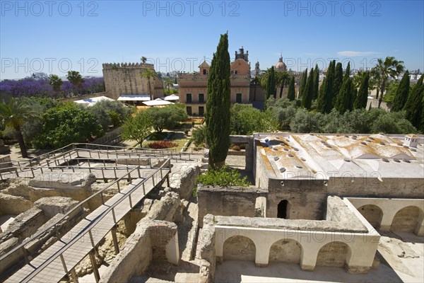 Gardens in the Alcazar de Jerez