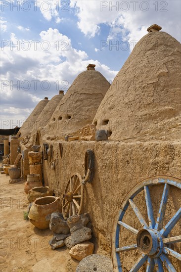 Beehive-shaped mud-brick trulli houses