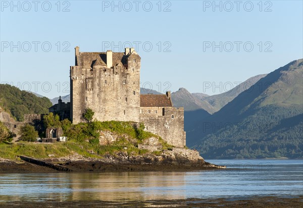 Eilean Donan Castle at the meeting point of Loch Duich