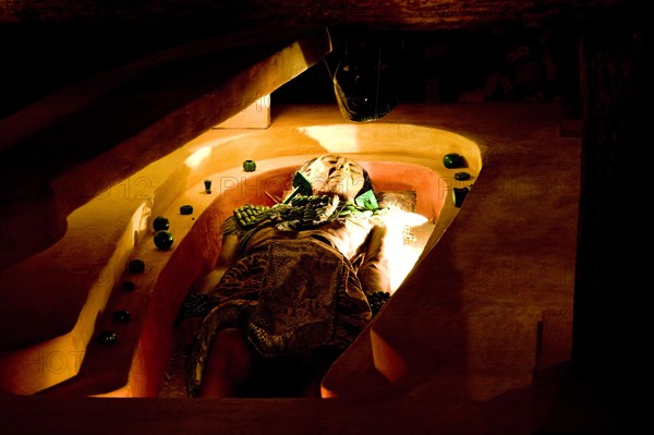 Replica of the King Pakal tomb from Palenque