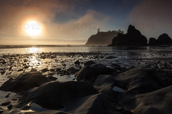 Sunset at Ruby Beach