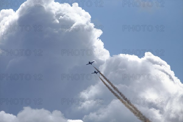 The Canadian Forces Snowbirds aerobatic team air show