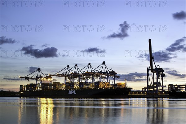 Altenwerder container terminal in the Port of Hamburg