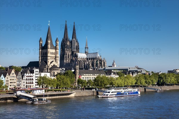 Cologne Cathedral and Great St. Martin Church