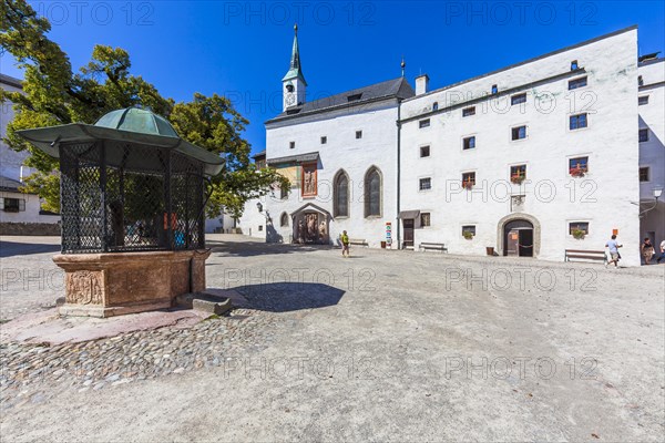 Courtyard of the fortress Hohensalzburg